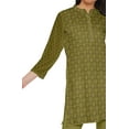 thumbnail image 4 of Moomaya Short Poly Crepe Tunic Dresses Women Printed Kurti Mini Summer Wear, 4 of 5