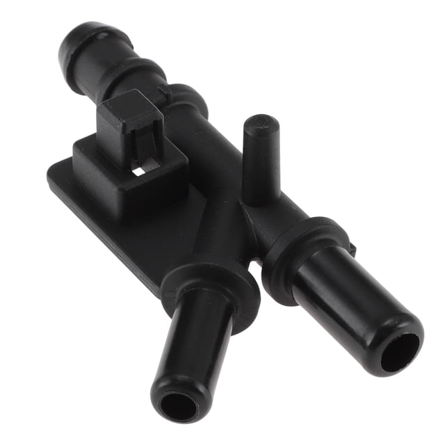 Conector de manguera de refrigerante del motor Unique Bargains para Toyota para Scion xB 2008-2015, conector de manguera de refrigerante del radiador de plástico No.1626421090 negro 1 pieza