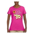 thumbnail image 2 of In A World Where You Can Be Anything Be Kind Inspirational/Christian Womens Graphic T-Shirt, Fuschia, Large, 2 of 3
