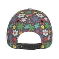 thumbnail image 6 of Naloa Original Classic Low Profile Hat Men Women Baseball Cap Dad Hat Adjustable Unconstructed Daisies Flowers Print Cap, 6 of 9