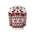 thumbnail image 5 of Women Christmas Sweaters Long Sleeve Elk Snowflake Print Knit Tops, 5 of 6