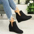 thumbnail image 6 of Tao Tao Cowgirl Boots Women Fashion Anti-Slip Wedges Pull On Boots Women with Comfortable Insoles Western Boots Women Black 36, 6 of 9
