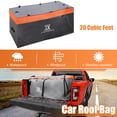 thumbnail image 2 of Unique Bargains 1 Set 20 Cubic Feet Car Tray Luggage Bag for Most Vehicles with Steel Trailer Basket, 2 of 6