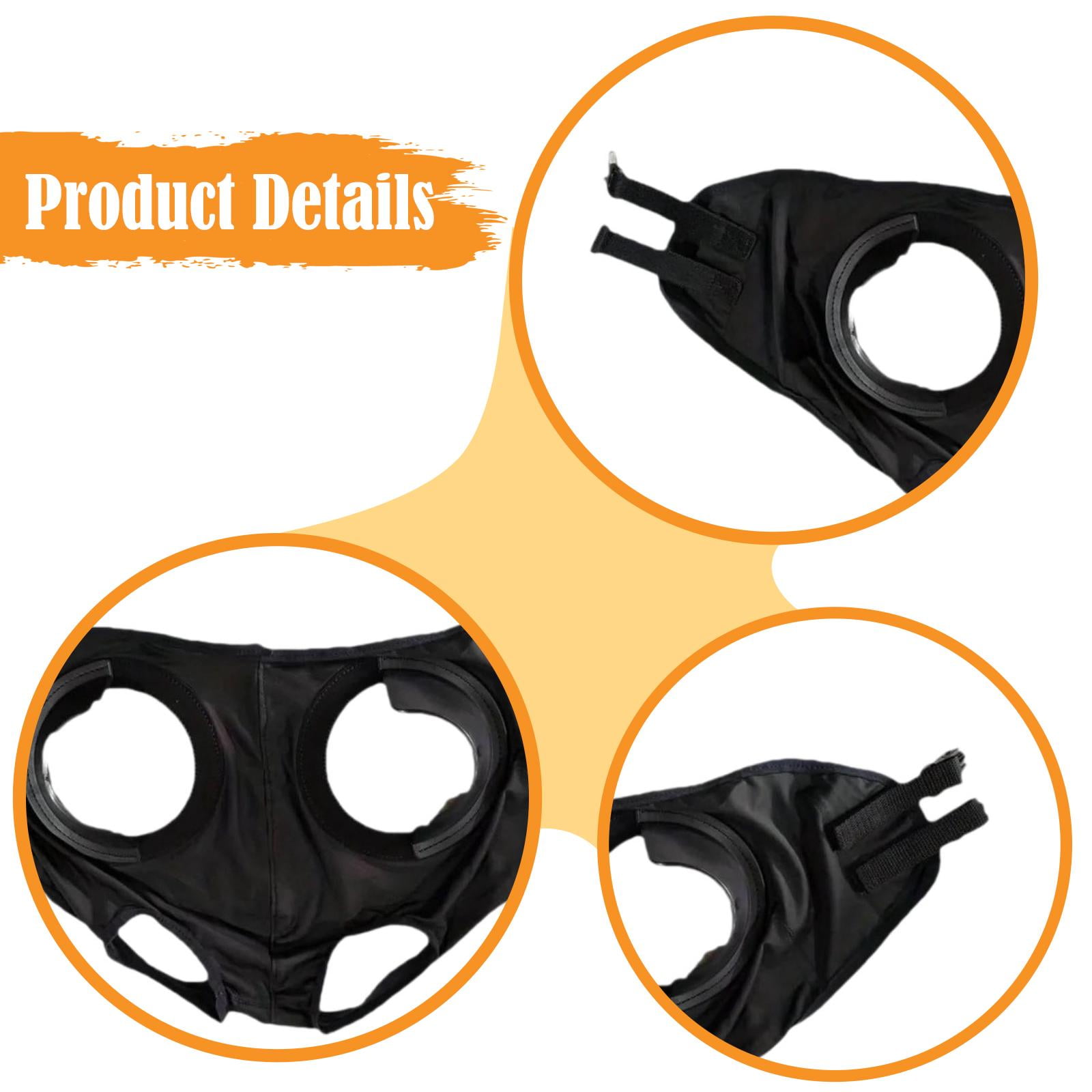 harayaa Horse Goggles Equestrian Glasses Premium Equipment Replaces Breathable Windproof Black