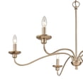 thumbnail image 3 of 4386-MG Millennium Lighting Delvona - 6 Light Chandelier-20.38 Inch Tall and 36.75 Inch Wide-Modern Gold Finish    -Traditional Installation, 3 of 9
