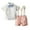White, variant on LYMAYTER Baby Boys Gentleman Shirt Outfit 3PCS Kids Toddler Solid Color Shirt with Bowknot + Suspender Shorts for 1-6 Y