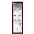 thumbnail image 2 of ArtToFrames 10" x 33" Mahogany Picture Frame, 10x33 inch Brown MDF Poster Frame (WOM-3978), 2 Pack, 2 of 8