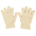 thumbnail image 5 of Plush Surface Full Finger Gloves, Soft Fuzzy Thermal Winter Gloves, Warm Five-Finger Design for Student Cycling, Daily Commute and Outdoor Cold Weather Protection Beige, 5 of 5