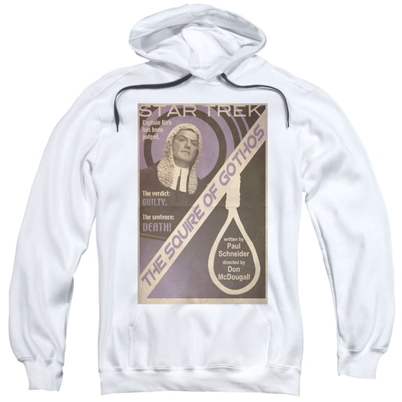 Star Trek Tos Episode 17 Adult Pullover Hoodie Sweatshirt White