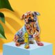 thumbnail image 4 of Escultura de resina de bulldog francés, animales pintados a mano, estatua de perro, obra de arte, 19x125x185 CM, 4 of 9