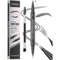 thumbnail image 1 of Natural Brow Eyebrow Pen, New 2-In-1 Dual-Ended Microblading Eyebrow Pencil, with Micro-Fork-Tip and Precise Brush-Tip, 1 of 5