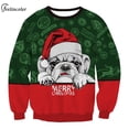 thumbnail image 3 of Sudadera de Navidad FEA para hombre, jersey de gran tamaño, chándal para pareja, sudadera con gráfico de animales, ropa de calle Vintage, ropa masculina, 3 of 4
