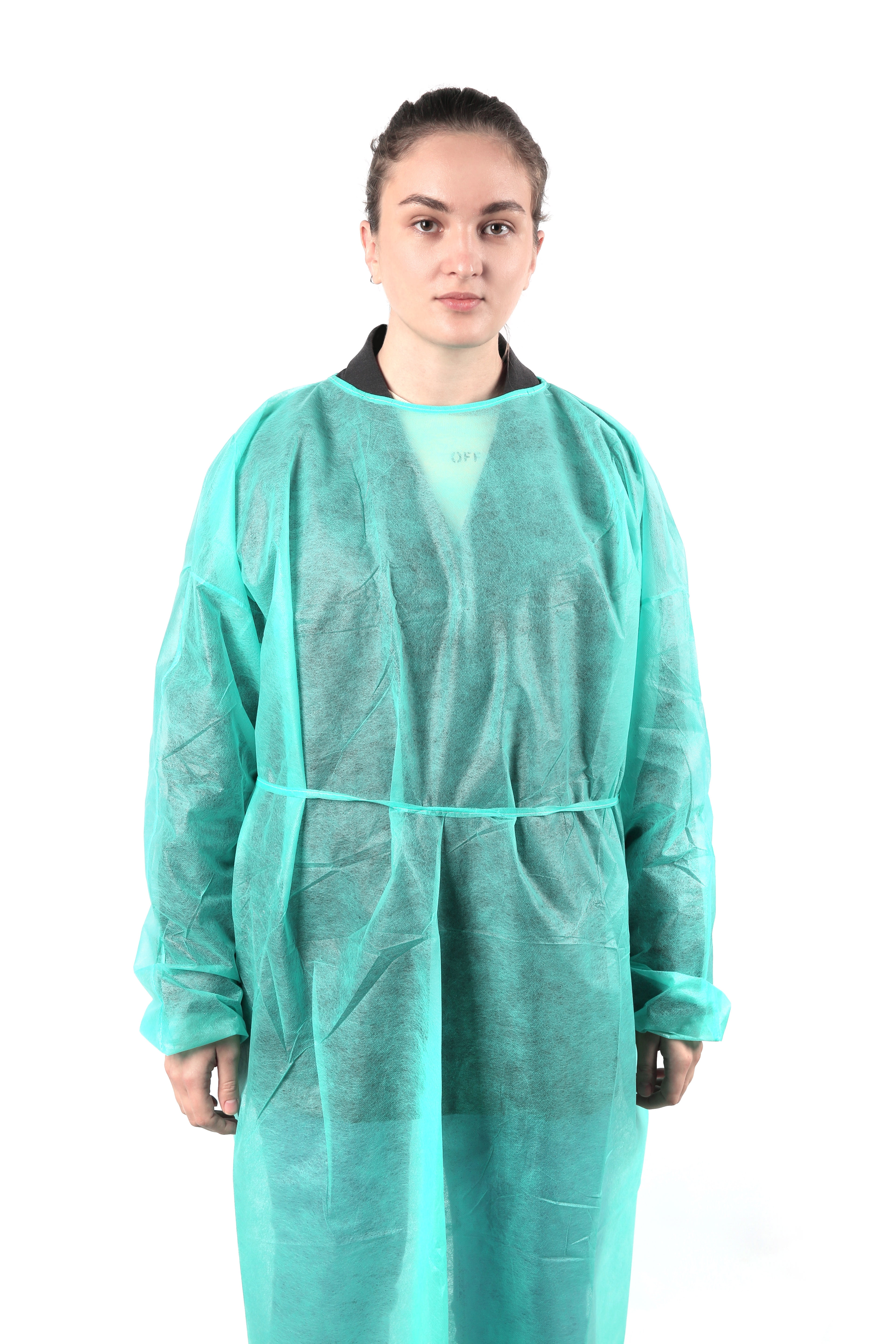 100 Pk AAMI Level 2 Medical Isolation Gowns Universal Size