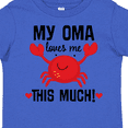 thumbnail image 4 of Inktastic Oma Loves Me Grandson Boys or Girls Toddler T-Shirt, 4 of 5