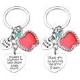 thumbnail image 1 of Cadeau d'Appréciation pour Enseignant Femmes 2 Pcs Porte-Clés d'Appréciation de Collation des Grades, 1 of 7