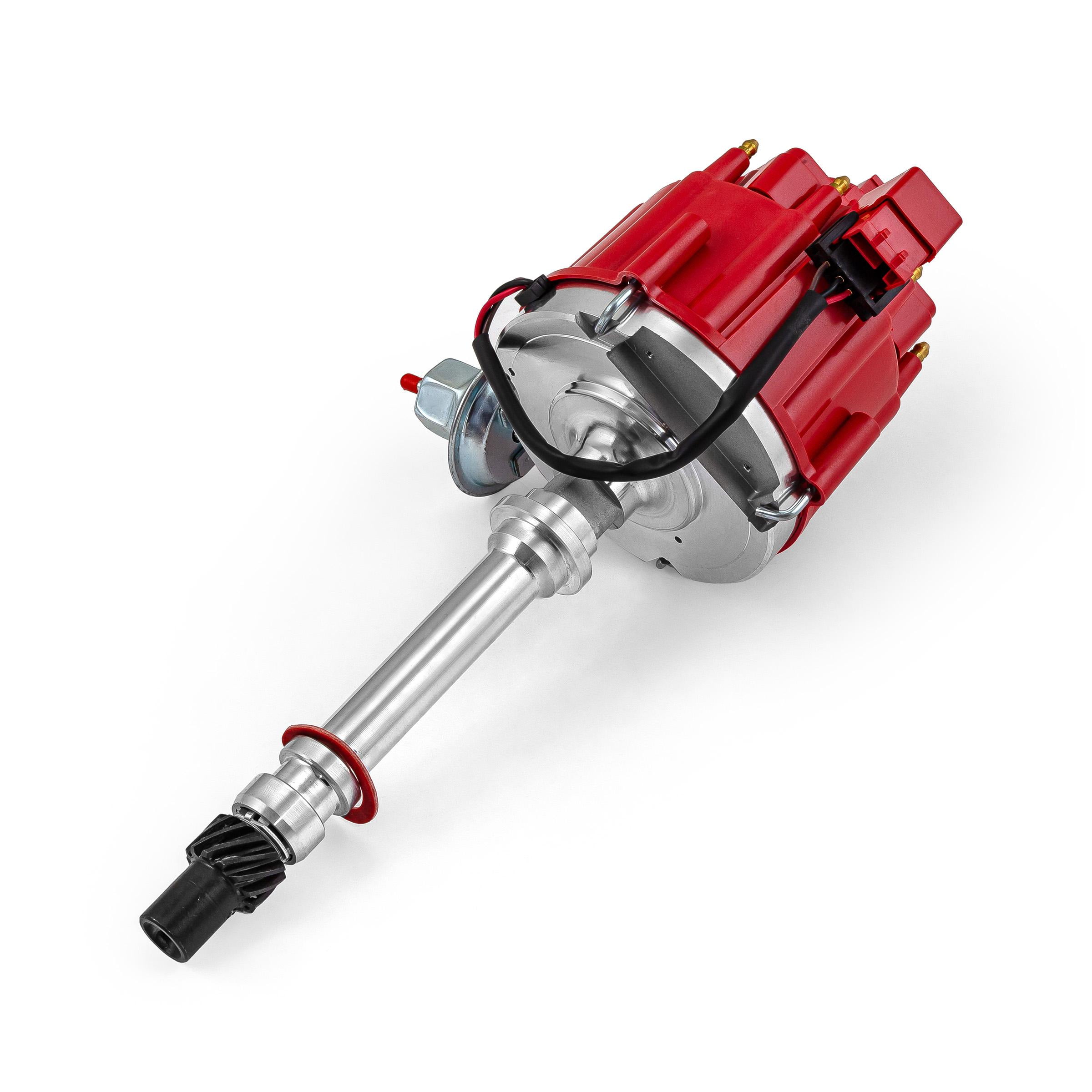 Speedmaster PCE376.1032.01 Compatible with Chevy SBC 350 BBC 454 6000 Series 65K Coil HEI Distributor [Red]