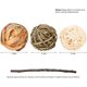 thumbnail image 2 of Juego de 9 piezas de pelotas para animales pequeños, juguetes masticables con ruedas, juguetes masticables para conejos, juguetes masticables para cobayas, juguetes masticables para chinchillas, pelo, 2 of 5