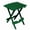 Hunter Green, variant on Quik Fold Portable Resin Side Table, Pool Blue
