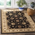 thumbnail image 3 of SAFAVIEH Lyndhurst Miah Floral Area Rug, Black/Ivory, 8'9" x 12', 3 of 9