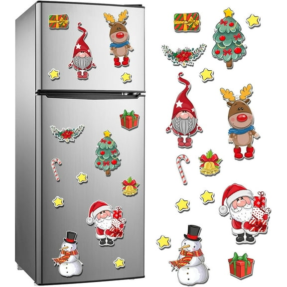 Magnets for Fridge, 2025 Magnetic Sticker, Kitchen Decor, Fridge Magnets. (Christmas Tree - B)