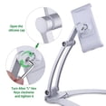 thumbnail image 4 of Soporte para teléfono y tableta, soporte de pared ajustable para cocina, iPad Plata S, 4 of 9