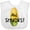 AA-White, variant on Inktastic Aw, Shucks Corn on the Cob Humor Boys or Girls Baby Bib