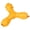 Orange, variant on Pet Life ® 'Tri-Chew' Treat Dispensing and Chewing Interactive TPR Dog Toy