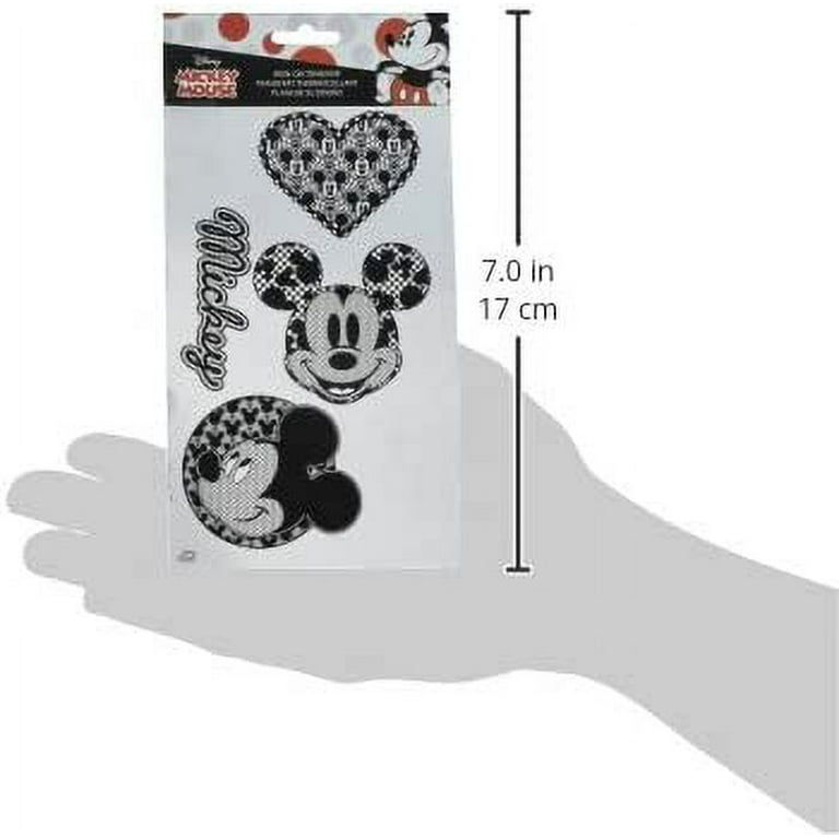Disney Mickey Mouse Iron-On Transfers-Lace Mickey Mouse Icons