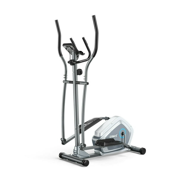 Gymax Elliptical Exercise Machine Magnetic Cross Trainer w LCD Monitor Silver Walmart