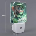 thumbnail image 2 of Saiise Mario Print LED Night Light for Bathroom,Hallway,Bedroom,Kids Room,Stairway-EU, 2 of 7