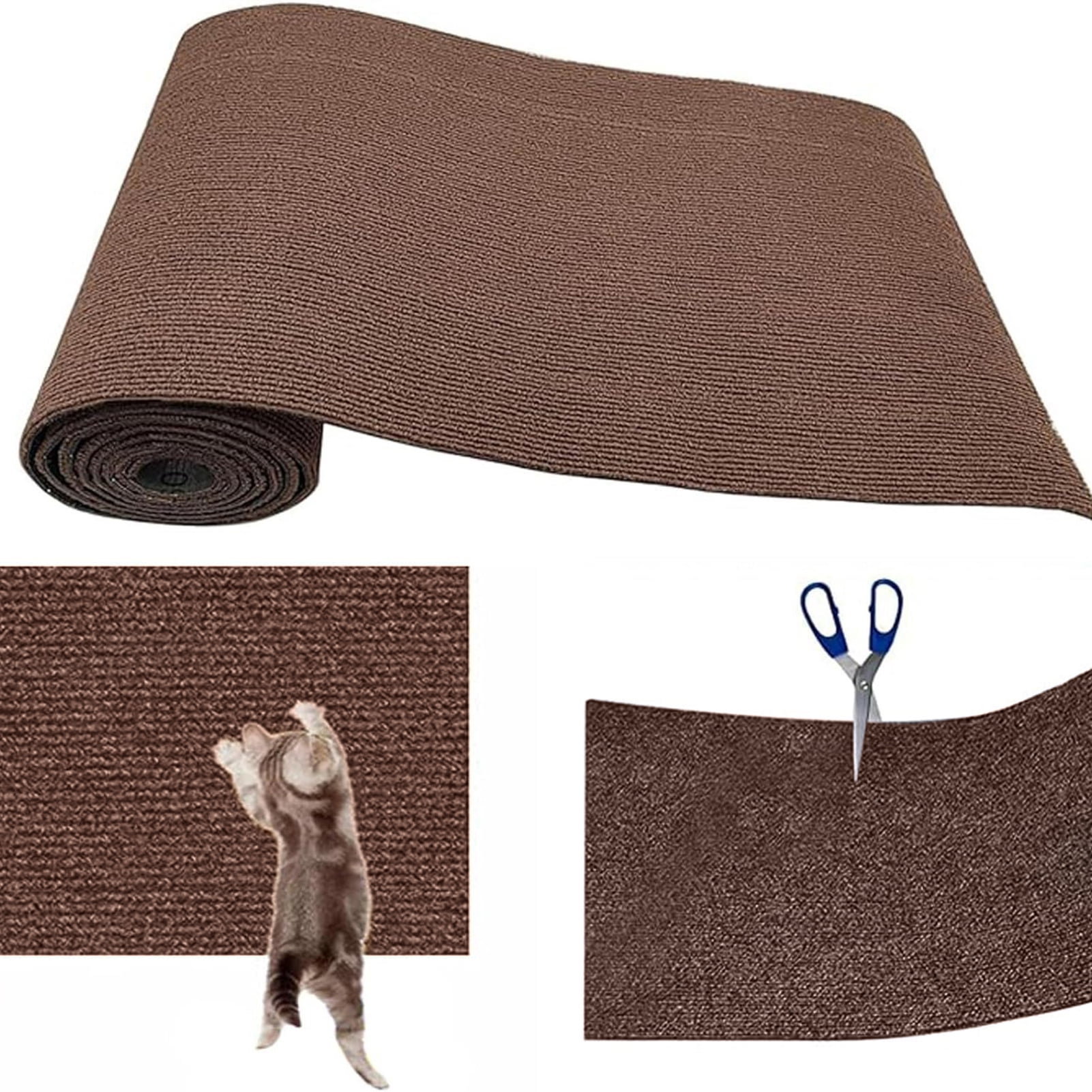 YIFAEUX Cat Scratch Furniture Protector Adhesive Cat Scratch Pad Sofa Protector DIY Climbing Cat Scratcher Couch Protector for Indoor Cat