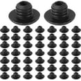 thumbnail image 1 of 50PCS Pegboard Hook Locks for Stopping Hooks from Falling Off Peg Board Organizer Accessories Silicone Clips, 1 of 4