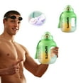 thumbnail image 5 of Large Capacity Plastic Water Bottle 1600ml | Outdoor Sports Gym Kettle with Handle & Straw | Hot & Cold Drink Leak-Proof Design | Durable Lightweight BPA-Free | Gradient Colors | 12x22cm, 5 of 6