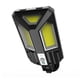 thumbnail image 2 of Luces solares con sensor de movimiento exterior - Luz de seguridad impermeable IP65 con mando a distancia, 87 LED + 3 COB, batería recargable de 1200mAh, 3 modos para jardín, garaje, pared, 2 of 8