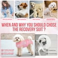 thumbnail image 4 of AUTOWT Dog Surgery Recovery Suit - Dog Cone E-Collar Alternative After Surgery Dog Onesie - Pet Surgical Spay Suit Abdominal Wounds Bandages Protect - Anti-Licking Pet Vest for Female Male Dog, 4 of 8