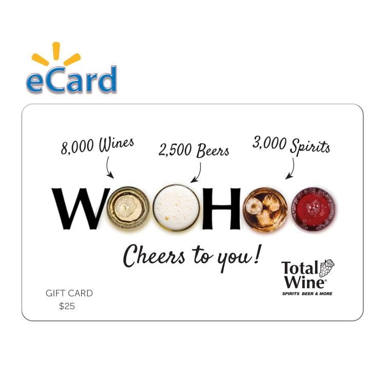 Total Wine 25 Gift Card (Email Delivery)