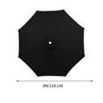 thumbnail image 2 of Outdoor Umbrella Replacement Canopy | High-Density Waterproof Polyester Fabric | Fits 6/8 Rib Frames | Sizes 2m-3.5m | 21 Color Options | Sun/Rain Protection for Patio, Garden, Beach, 2 of 5