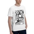 thumbnail image 2 of Bingfone Skull And Palm Leaves Men'S Loose Fit Short-Sleeve Pocket T-Shirt, 2 of 7