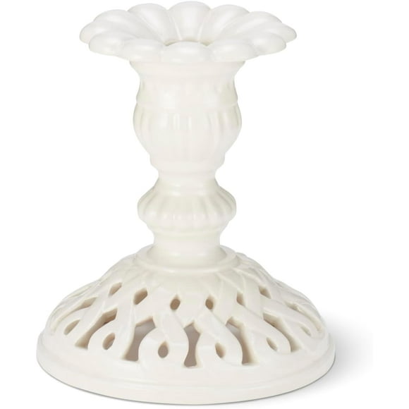 AERIN Petit Porte-Bougie Fuselé - Crème
