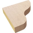 thumbnail image 6 of 2"W x 10"D x 10"H Thin Greensboro Rough Cedar Woodgrain TimberThane Corbel, Primed Tan, 6 of 6