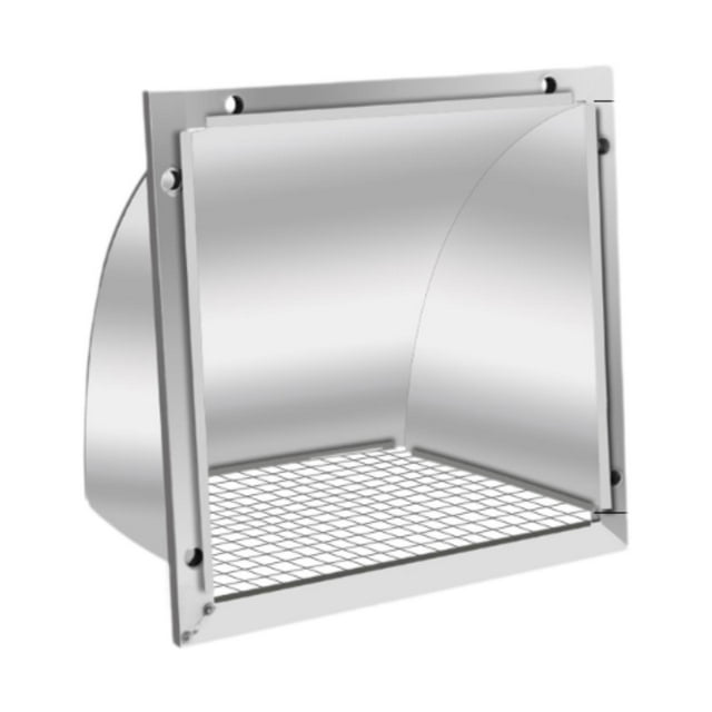 jifeng Dryer Vent Cover Easy to Install Dryer Deflector Outside Exhaust Vent Cover Wall 8 Inch