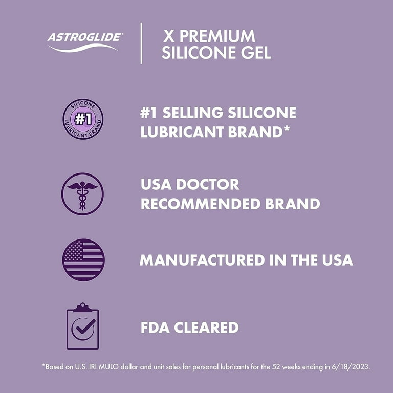 Astroglide Diamond Silicone Gel, Long Lasting Personal Lubricant -  Walmart.com