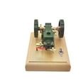 thumbnail image 5 of Mini Four-Stroke Gasoline Engine Model Kit, Brass Stainless Steel on Wood Base, Desktop Collectible Gift for Adults & Hobbyists, 5 of 6