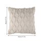 thumbnail image 2 of Paquete De 2 Fundas De Almohada Decorativas De Terciopelo De Lana Corta De Felpa Suave Funda De Cojín De Estilo Lujoso Funda De Almohada Para Sofá Dormitorio Cuadrado Beige Muyoka Hogar, 2 of 6
