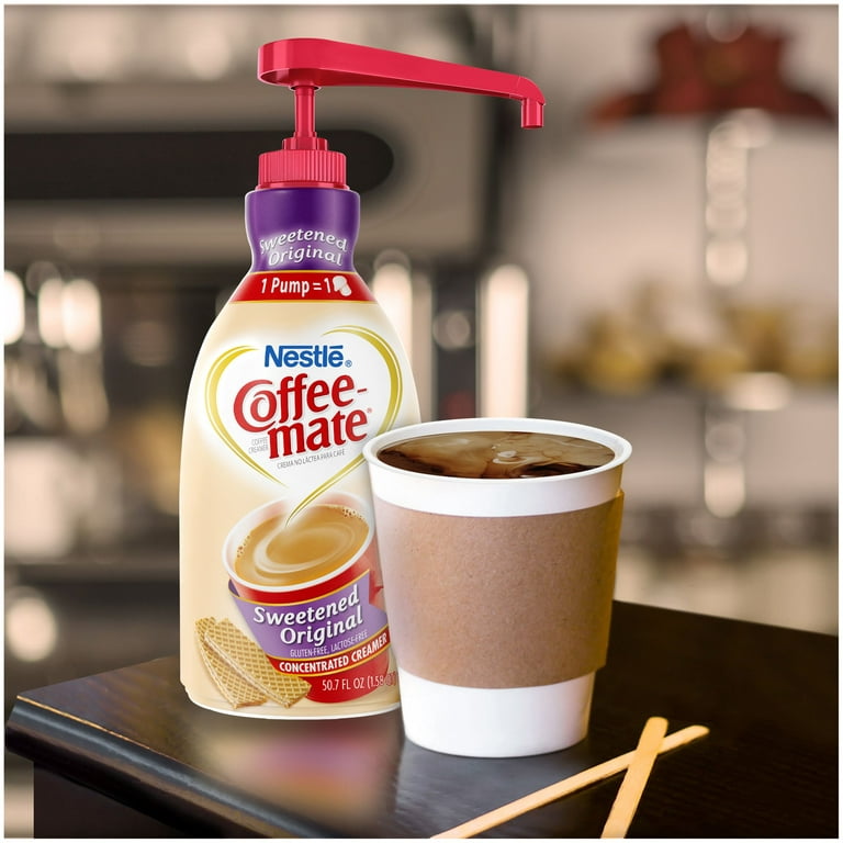 Liquid Coffee Creamer, Sweetened Original, 1500mL Pump Dispenser - ASP LLC