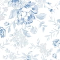 thumbnail image 4 of Rachel Ashwell Romantic Rose Blue Wallpaper, 4 of 4