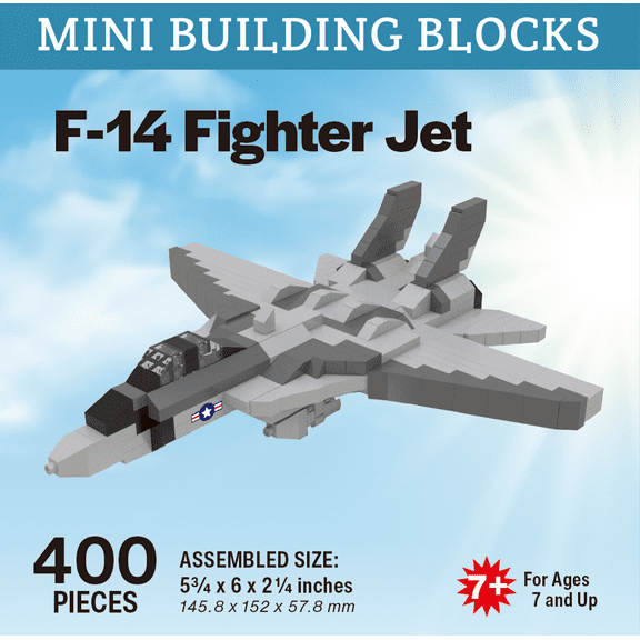 Mini Building Blocks - F-14 Fighter Jet