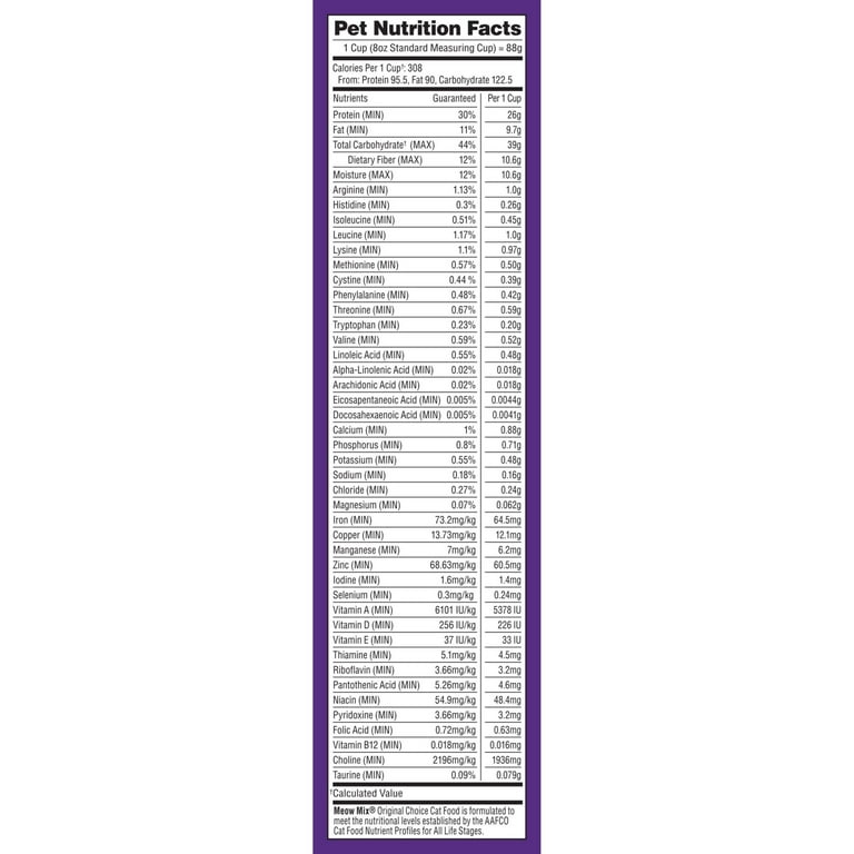 Bulk Meow Mix Original Choice Dry Cat Food, 22 Pounds - Walmart.com