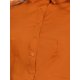 thumbnail image 5 of INSPIRAR CHIC Sin Mangas Camisa de Negocios con Cuello para Mujeres, Body de Botones Color Naranja, 5 of 6