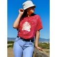 thumbnail image 2 of Manga Girl Reading Book Tie Dye Crystal Women -Image by Shutterstock, Female x-Large, 2 of 4